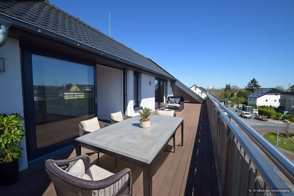 Terrasse -Visualisiert