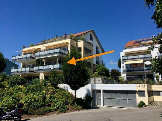 Hier befindet sich die Wohnung