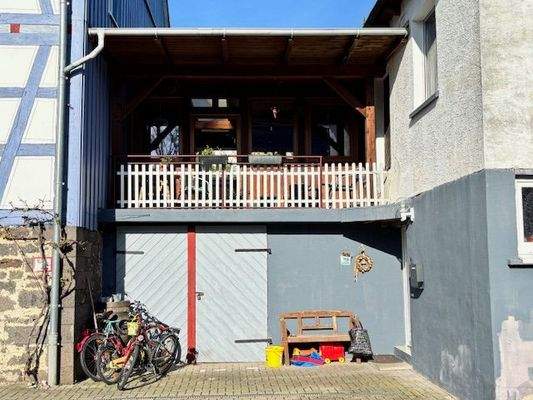 Garage und Wintergarten