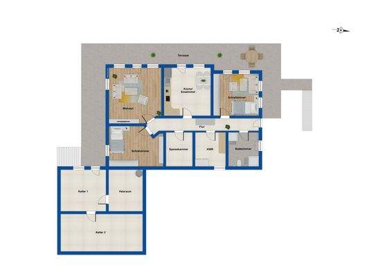 Grundriss Erdgeschoss