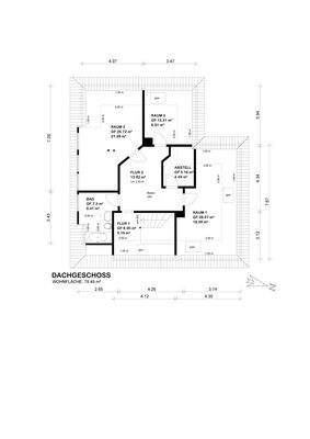 Grundriss Dachgeschoss