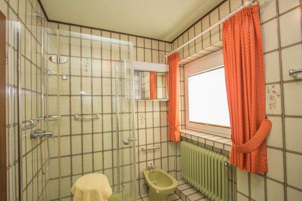 Das Tageslichtbad mit Dusche im OG