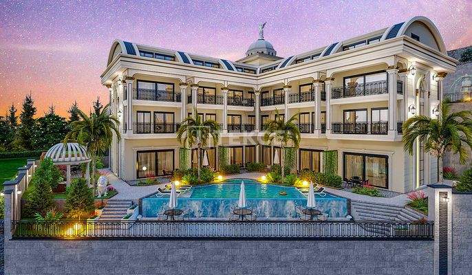 Panoramic Sea and City View Apartments in Bektaş Alanya