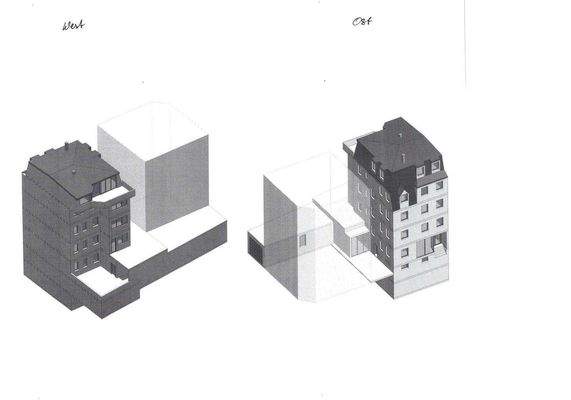 Geschäfts-Wohnhaus, Aufgeteilt120Amp.380V in Halle