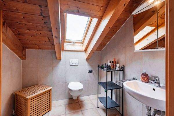 WC im Dachgeschoss