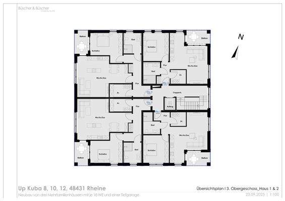 Übersichtsplan 3.OG_H1+2