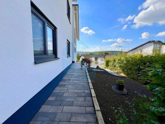 Seitenansicht Hauseingang