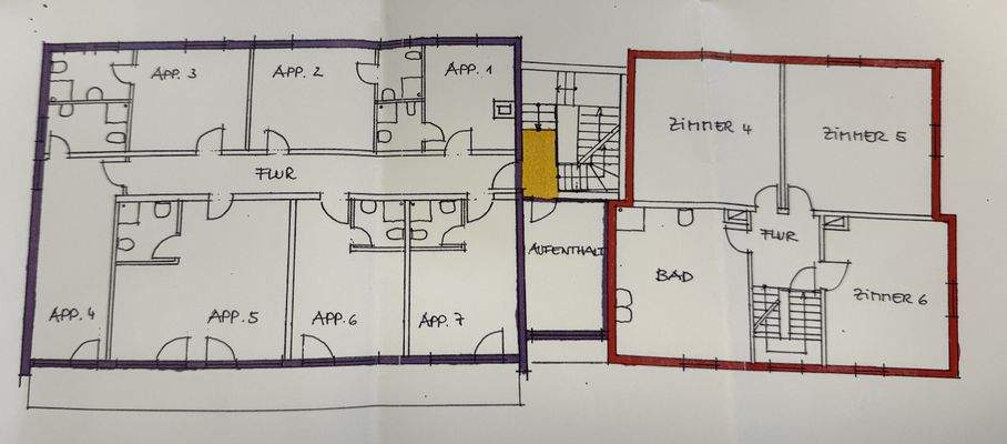 Grundrissplan 1. Obergeschoss