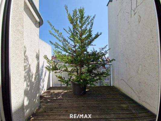 Balkon beim Schlafzimmer 4. OG