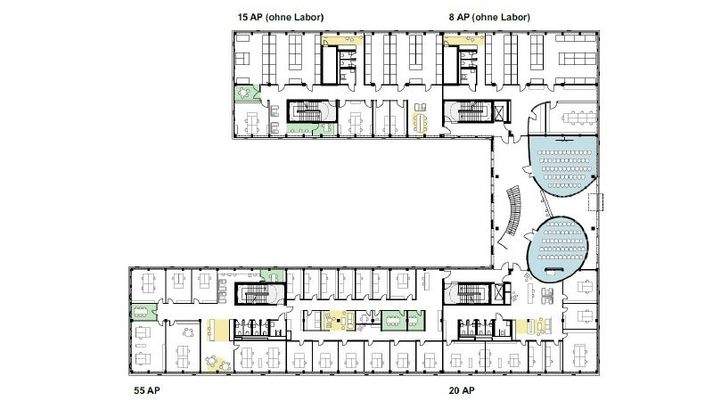 Grundriss 1 OG Zellen