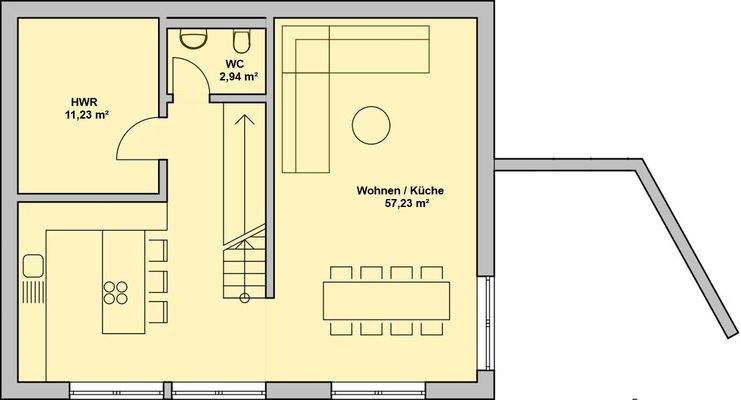 Grundriss-Gartengeschoss