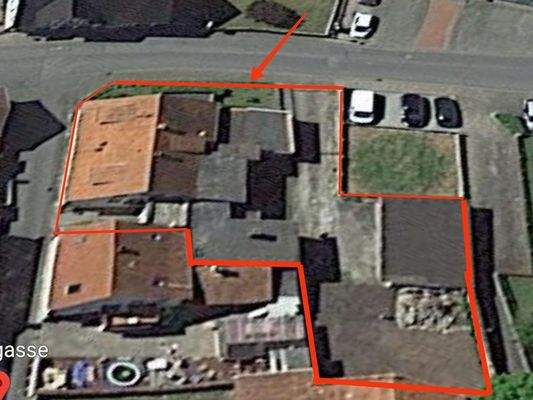 A Grundstück von oben