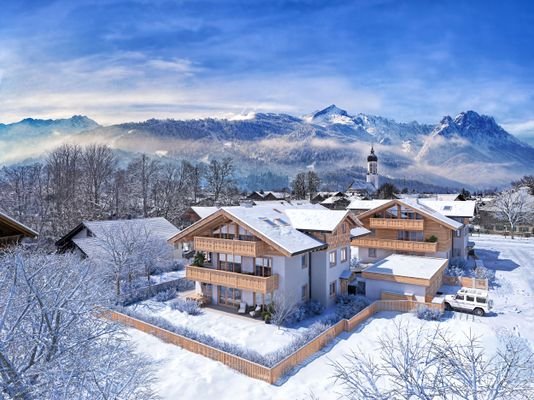 Außenansicht im Winter 