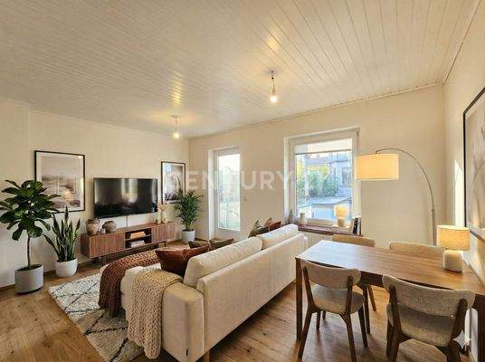 Wohn- Esszimmer visualisiert