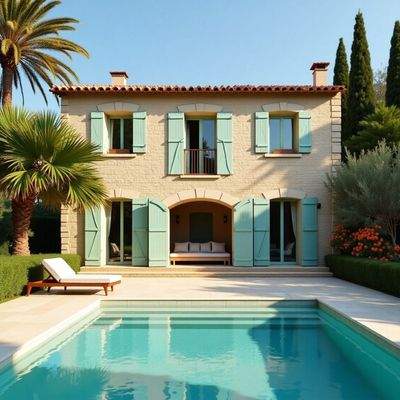 Dos parcelas con proyecto de una casa con piscina en venta en Santanyí, Mallorca