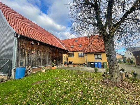 Ansicht Scheune- Hofstelle