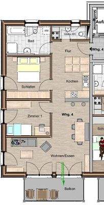 Tolle 3-Zimmer-Wohnung im 1.OG