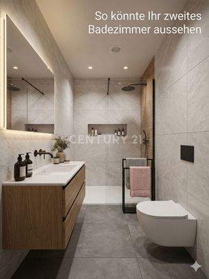 So könnte Ihr zweites Badezimmer aussehen