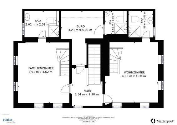 Grundriss Obergeschoss