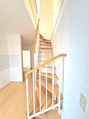 Treppe zum Wohnzimmer