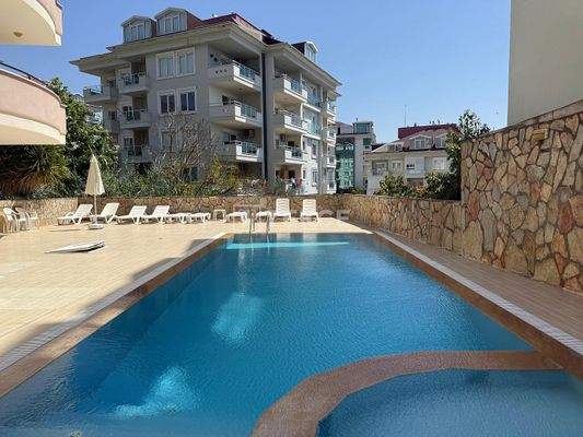 City and Sea View Rooftop Apartment in Alanya