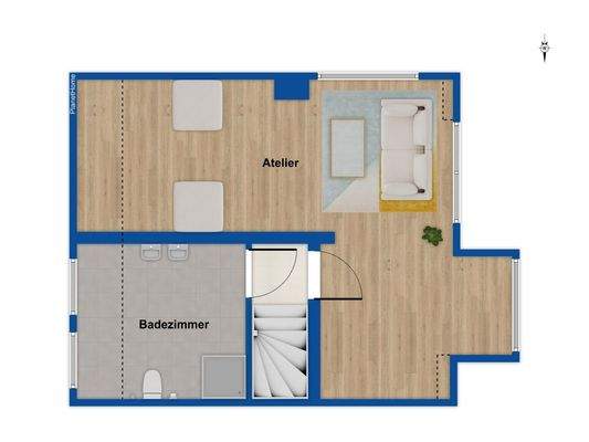 Grundriss Dachgeschoss