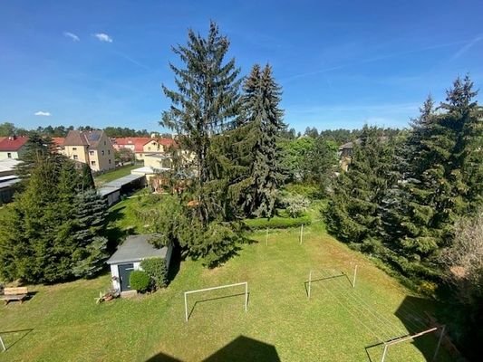 Ausblick vom Balkon