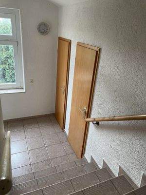 Treppenhaus mit Abstellkammern