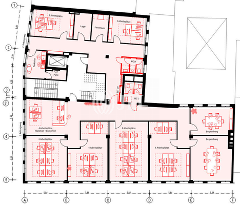 Grundriss 1. Obergeschoss Ausb