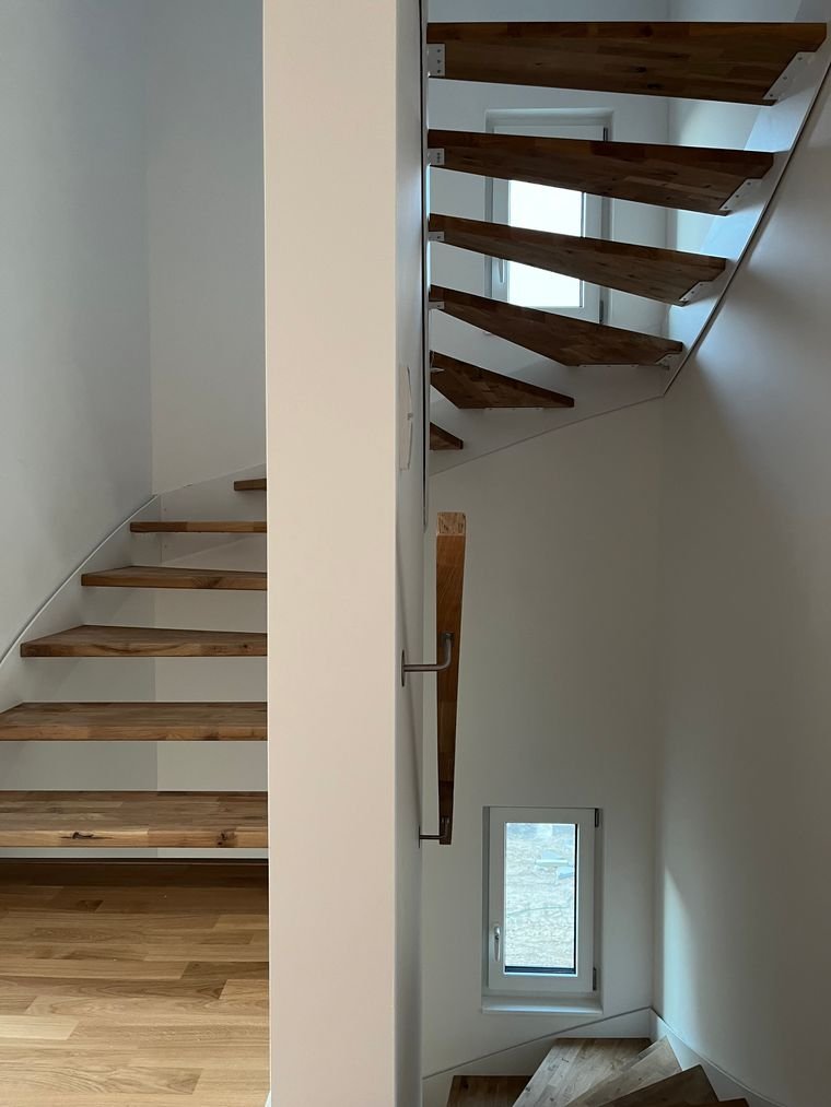 Landhaus Lotte: offenes Treppenhaus