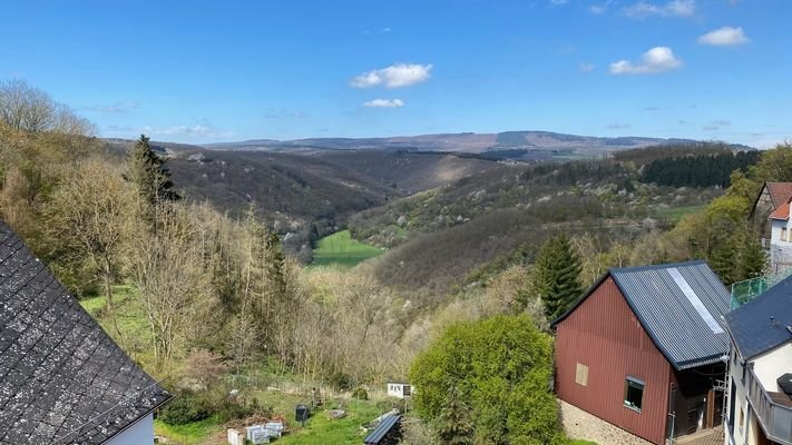 Fernblick vom Balkon