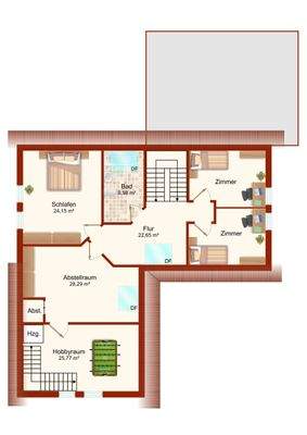 Grundriss Dachgeschoss