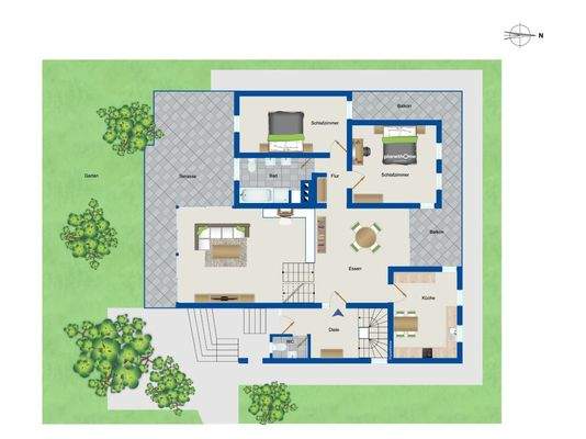 Grundriss - Erdgeschoss