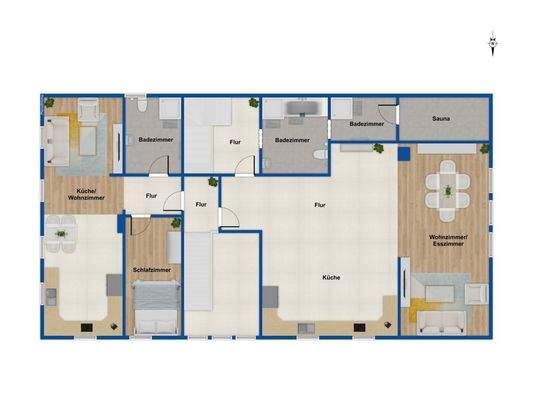 Grundriss Obergeschoss