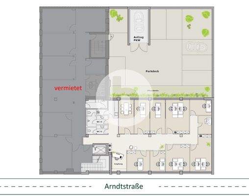 1. Obergeschoss mit ca. 240 m²