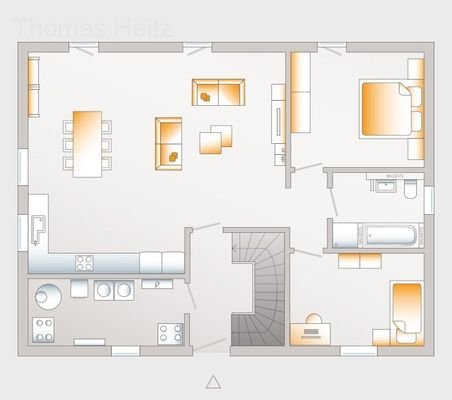 Grundriss Wohnung Erdgeschoss