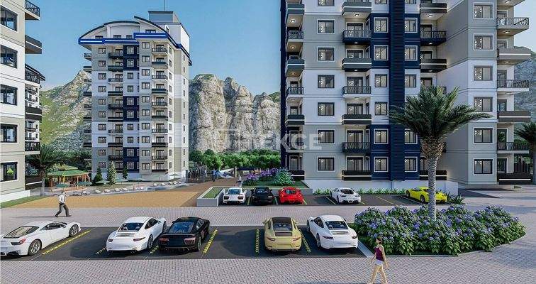 Elegant Design Apartments in Well Location in Alanya