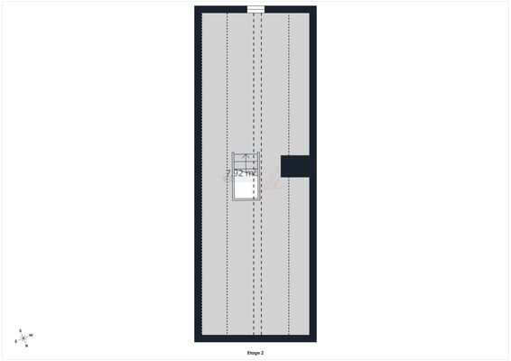 Grundriss Spitzboden