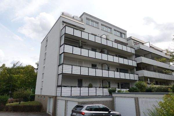 Rückansicht auf die Balkone