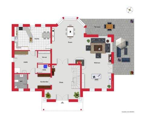 Grundriss Erdgeschoss