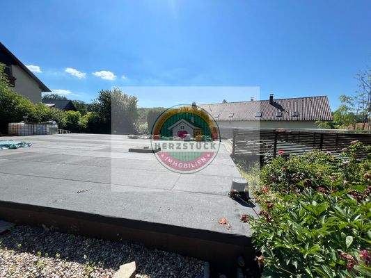 Terrasse, Bodenplatte