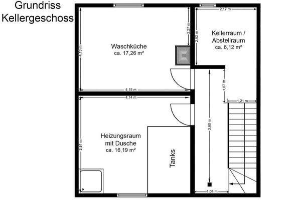Grundriss Kellergeschoss