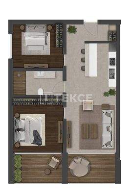 Smart Home Apartments with Castle View in Bodrum