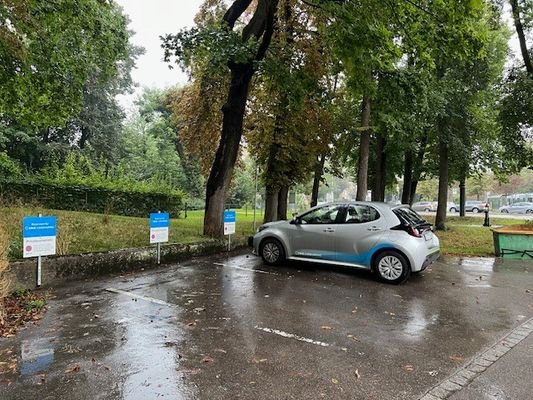 SWA Carsharing Station Bismarckstraße