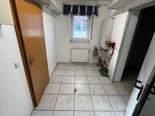 Zwischenraum mit Hausanschlüssen