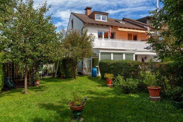 Garten mit Blick auf die Wohnung 1. OG