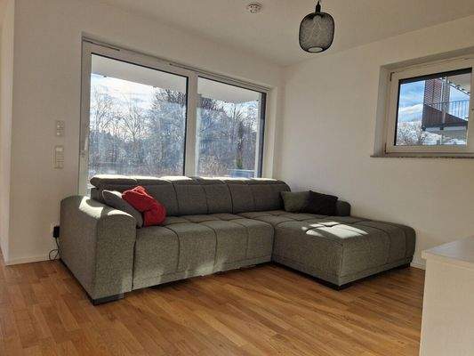 Wohnbereich mit großem Schiebeelement