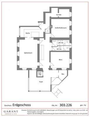 Grundriss Erdgeschoss