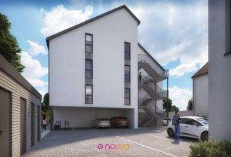 Ansicht Zufahrt von Westen