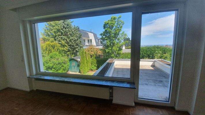 Ausblick aus dem Wohnzimmer